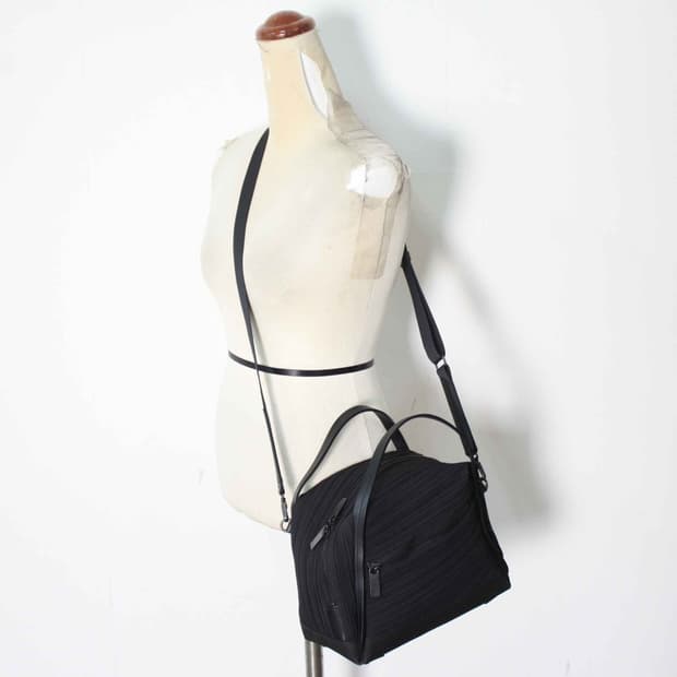 B-10522/플리츠플리즈 정품 여성용 바이어스 크로스백