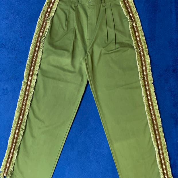 EasyBusy 이지비지 사이드테일 치노 팬츠 그린 XL