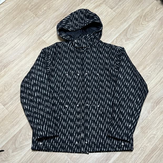 예스아이씨 후디드 울 집 코트