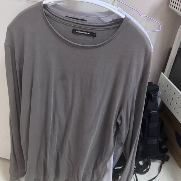 해칭룸 복서티 2사이즈 차콜