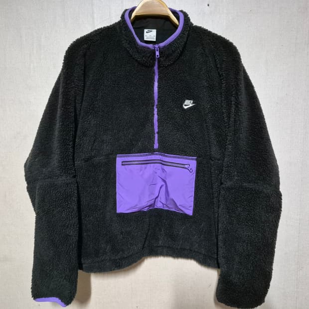나이키 클럽 플리스 하프집업 아노락( XXL)