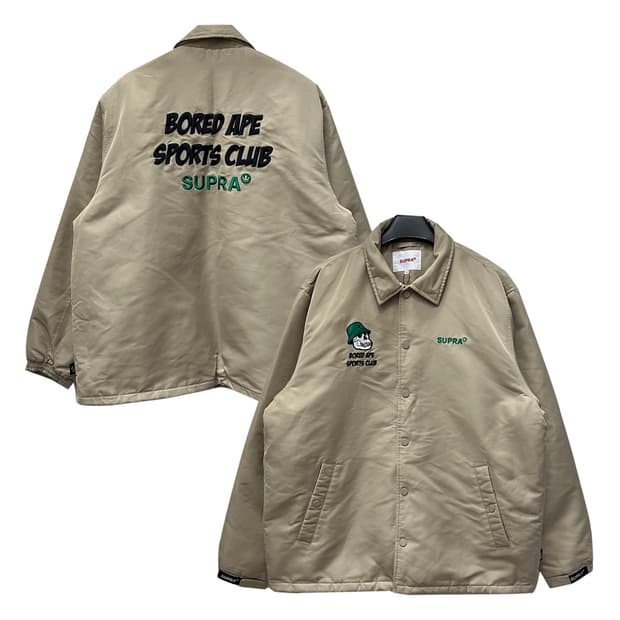 SUPRA 수프라 x BAYC 누빔 코치 자켓 XL