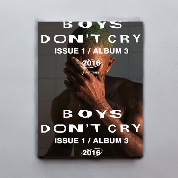 Frank Ocean Boys don’t cry magazine 