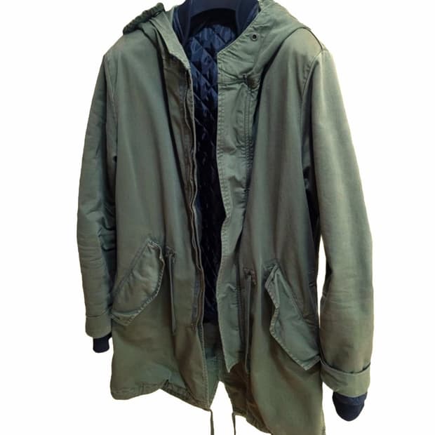 army 퀄팅 집업 야상