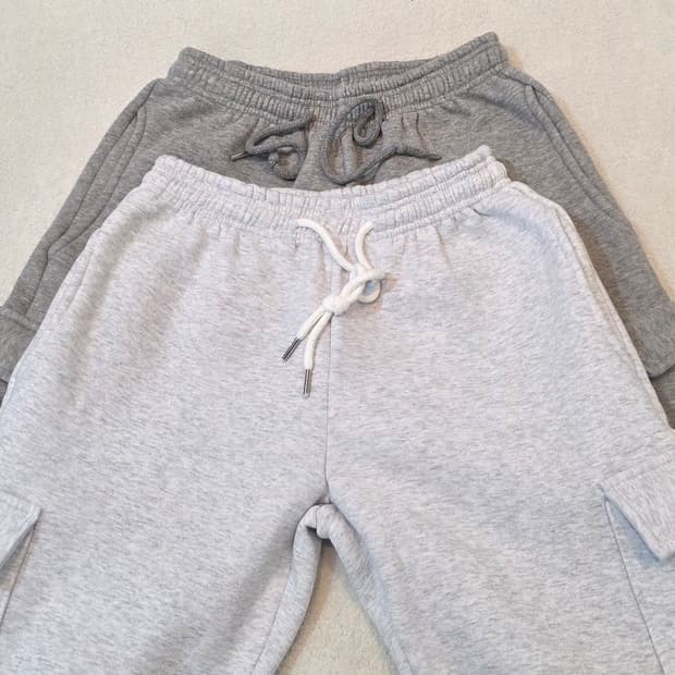 LEAF 카고 와이드 츄리닝바지