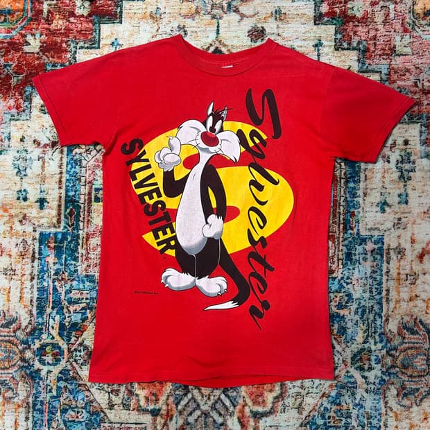 [M] 90s 루니툰즈 실베스터 made in usa 반팔