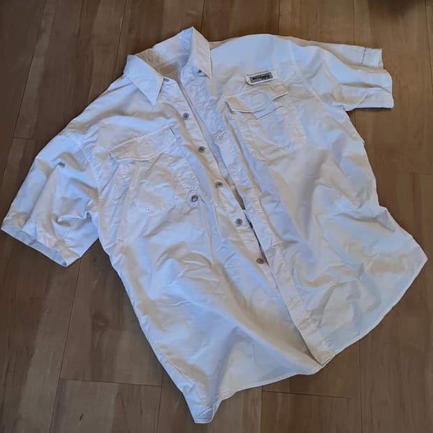 컬럼비아 PFG 화이트 셔츠