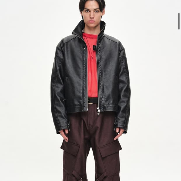 서스턴 자켓 워시드 블랙