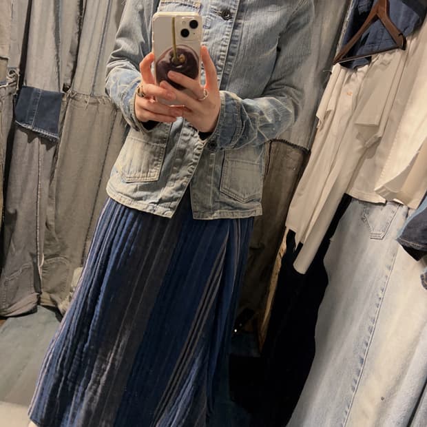 44-55) D.M.G Faded Denim Coverall Jacket