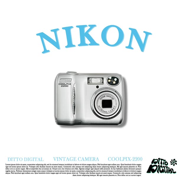 Nikon Coolpix 2200 디카