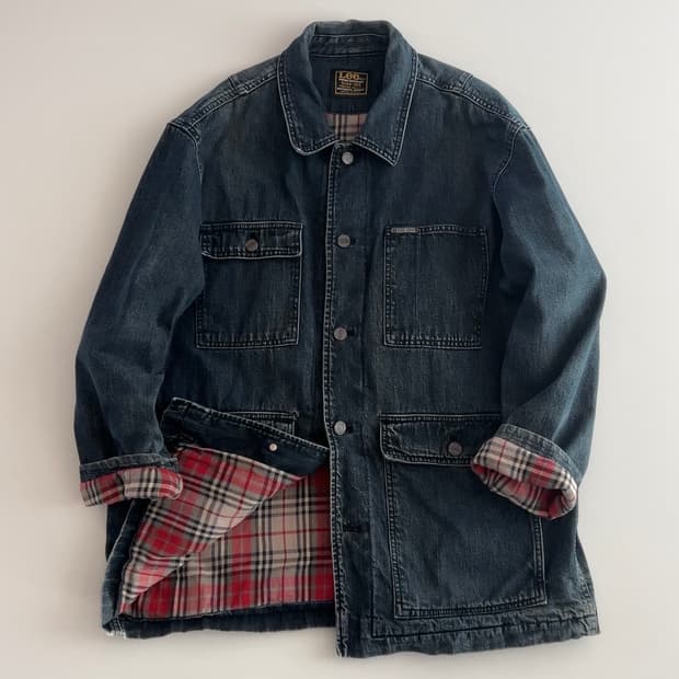 리 데님 워크자켓 100