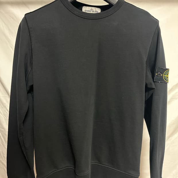 스톤아일랜드 블랙 맨투맨 (M)