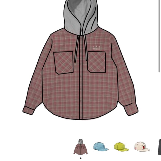 [xl]아이앱 후드 셔츠 레드