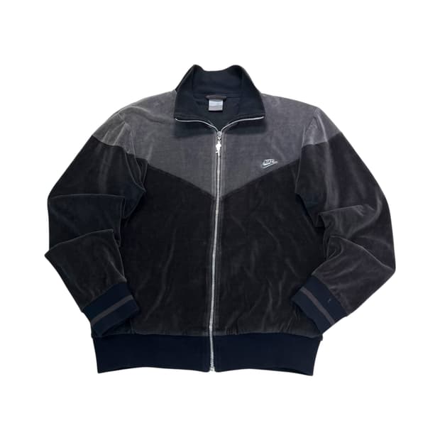 100 나이키 벨벳 올드스쿨 풀 집업 져지