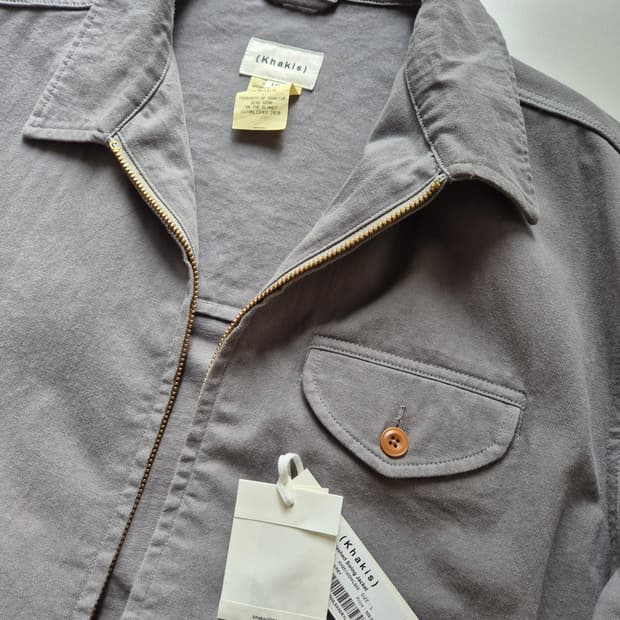 카키스 워시드 스윙 자켓