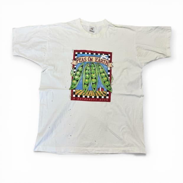 90‘s 빈티지 프루츠 오브 더룸 프린팅 티셔츠