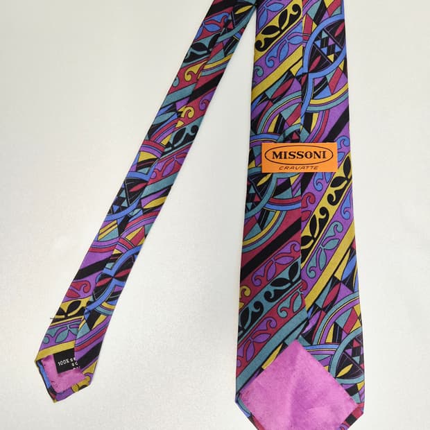 미쏘니 실크 넥타이