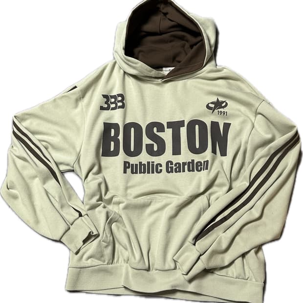 Boston 그린&브라운 87.seoul 후드티
