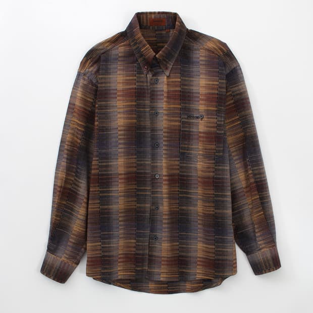 미쏘니 빈티지 체크 패턴 셔츠