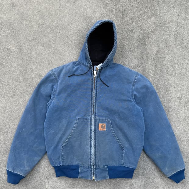 (M) Carhartt j68 BLU active jacket