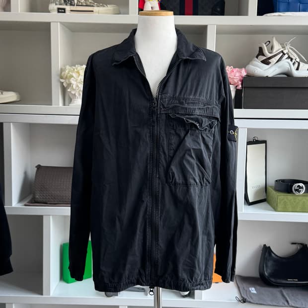 [새상품급,2xl] 스톤아일랜드 올드이펙트 오버셔츠 자켓 xxl 바람막이