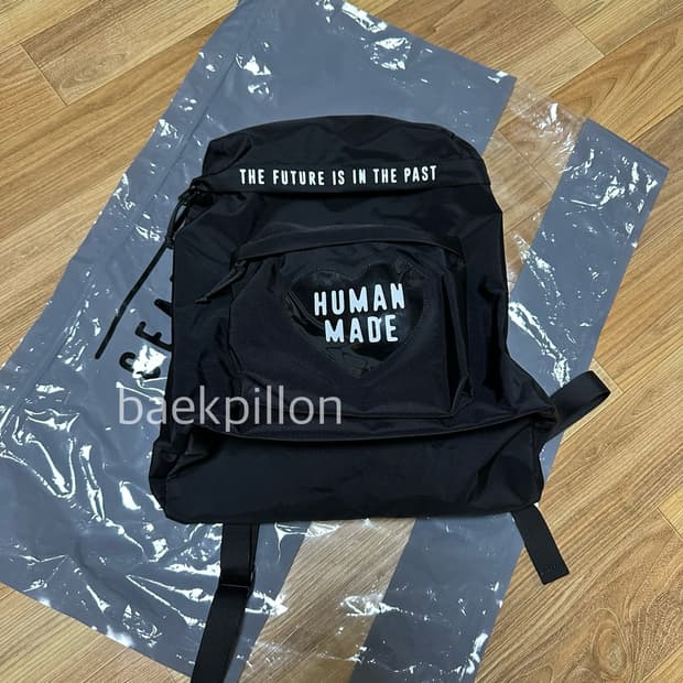 휴먼메이드 백팩 블랙