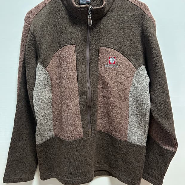 블랙야크 플리스 자켓 브라운 M