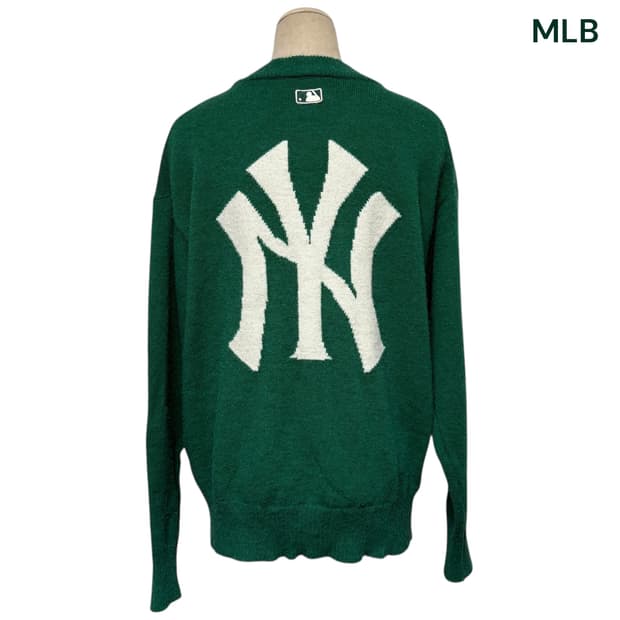 3649 MLB 뉴에라 빅로고 양모 캐시미어니트