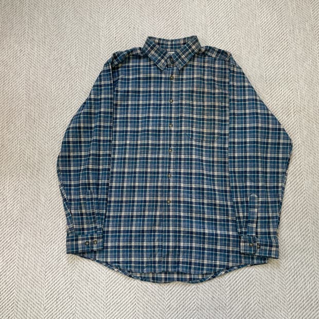 L.l bean 엘엘빈 캐나다 체크 플란넬 셔츠 