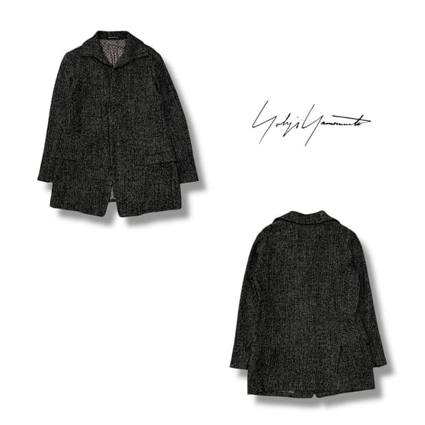  요지야마모토 울 코트 y13942