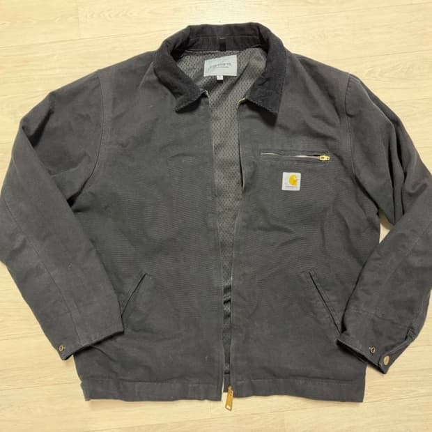 칼하트 WIP 디트로이트 자켓 블랙 S