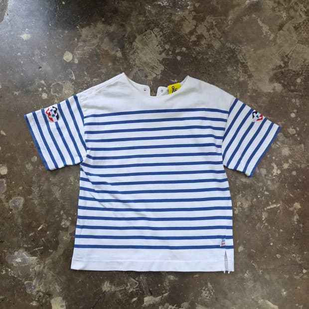F) 럭키슈에뜨 마린룩 스트라이프 반팔티
