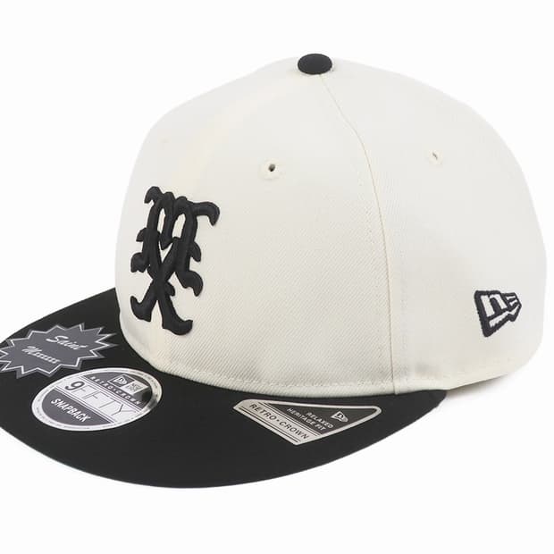 [새상품/F] 세인트미카엘 x 뉴에라 셀러브리티 화이트 모자 캡