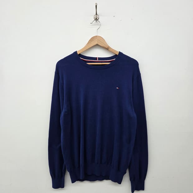 타미힐피거 네이비 니트 남성 L