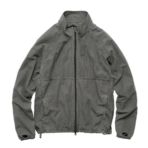 [4] 폴리테루 휴먼인덱스 휴먼 체크 트랙 자켓 그레이