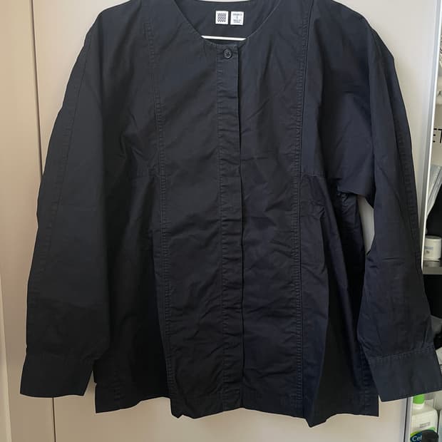 유니클로 u 코튼블라우스 셔츠 s