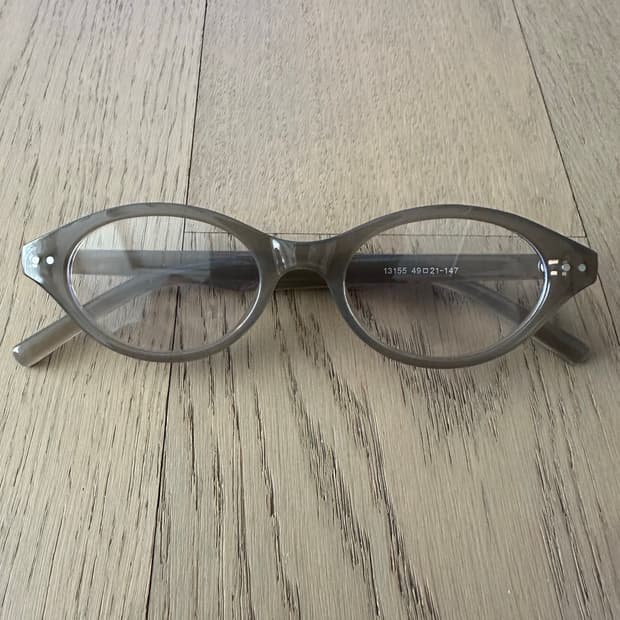 레트로 안경(밀크티)