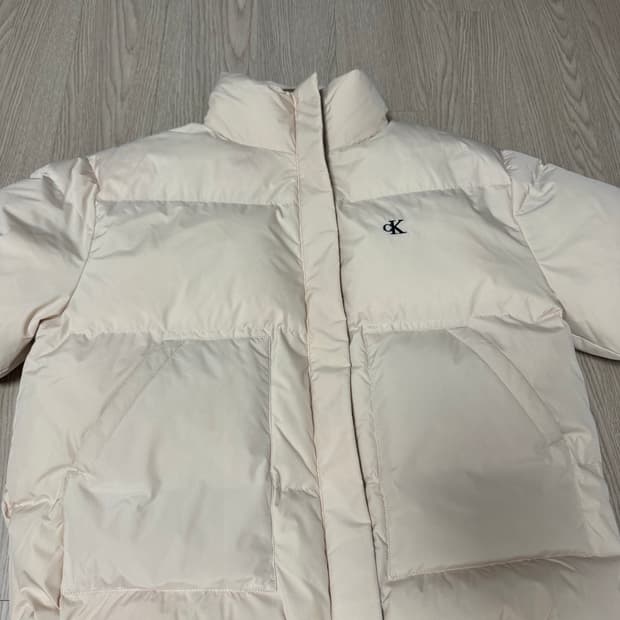 캘빈클라인ck 숏패딩xs-아이보리