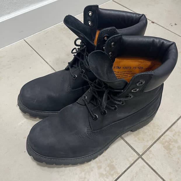 팀버랜드 프리미엄 6인치 워커 블랙 265