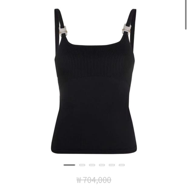 1017 ALYX 9SM 알릭스 버클 스트랩 디스코 니트탑 나시 민소매