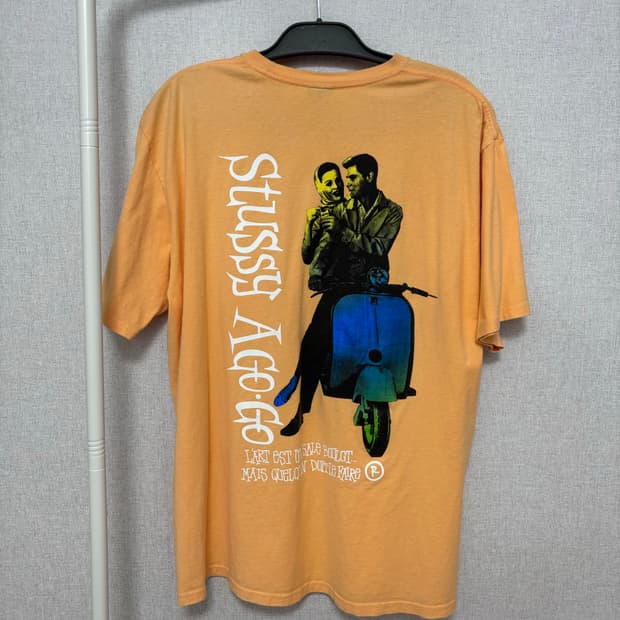 Stussy A Go Go 스투시 그래픽 티셔츠 리이슈  XL