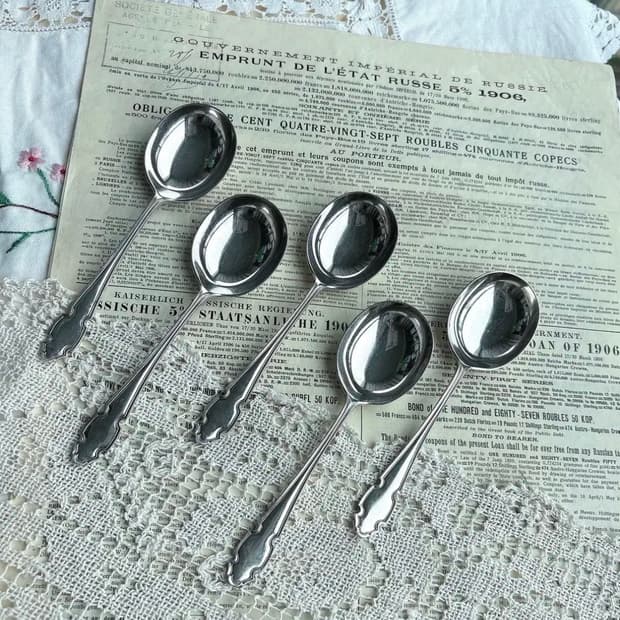 1900s Cooper Brothers & Sons Ltd. 디저트스푼