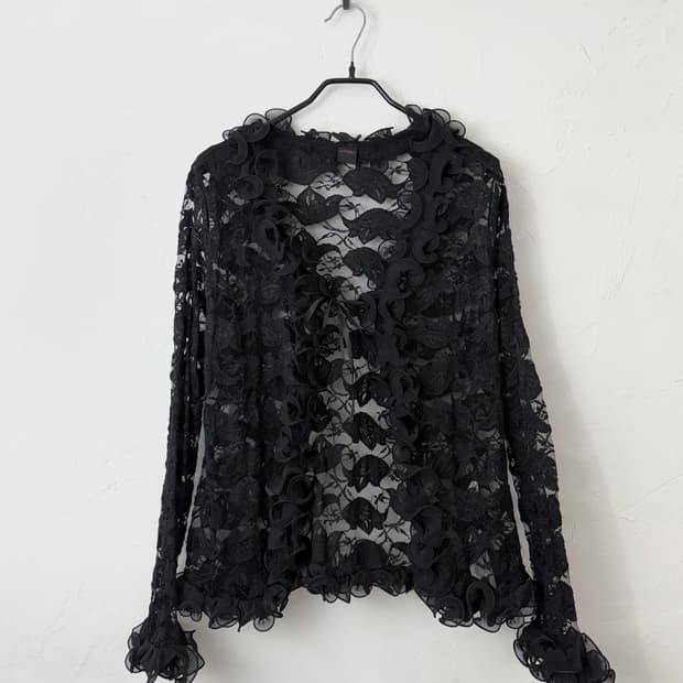 DONNA 플라워 레이스 가디건