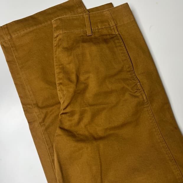 유니클로 U 팬츠 여성 카멜, 브라운베이지