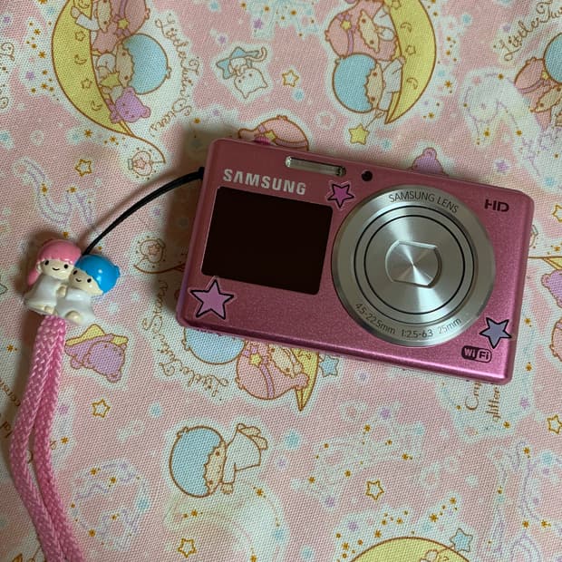 SAMSUNG 삼성 빈티지 디카 디지털카메라 DV150F 핑크