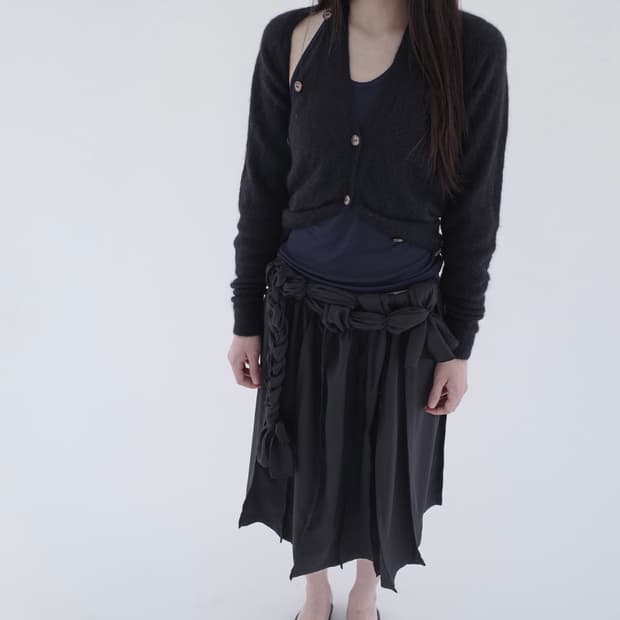 산코파퓨엘라 스커트 reversal entwine skirt  블랙