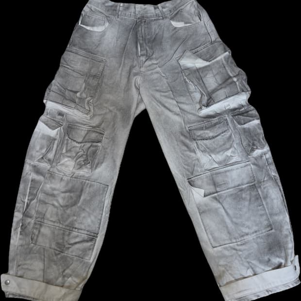 논플로어 오리엔탈 더티 카고팬츠 (L)