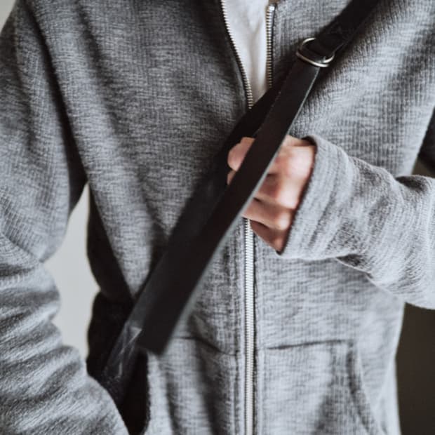 구매1)모노프리베 Textured Hoodie Zip 그레이