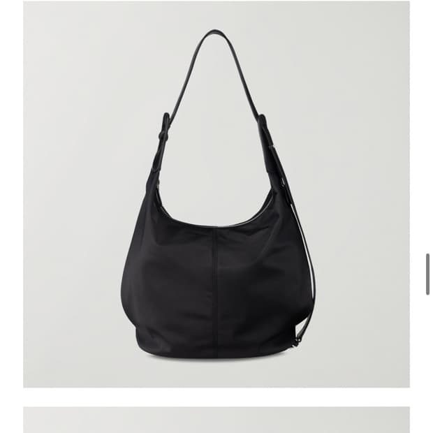 테누브 TENUVE 나일론 숄더백 블랙