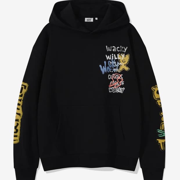 와키윌리 그래피티 후드티 새상품